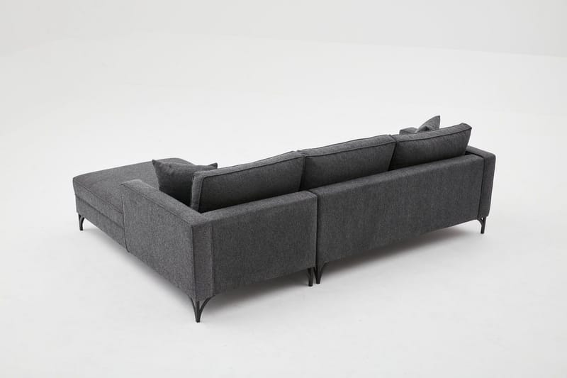 Retzow Soffa m. Divan 4-sits - Antracit - Möbler - Vardagsrum - Soffor - Divansoffa & schäslong
