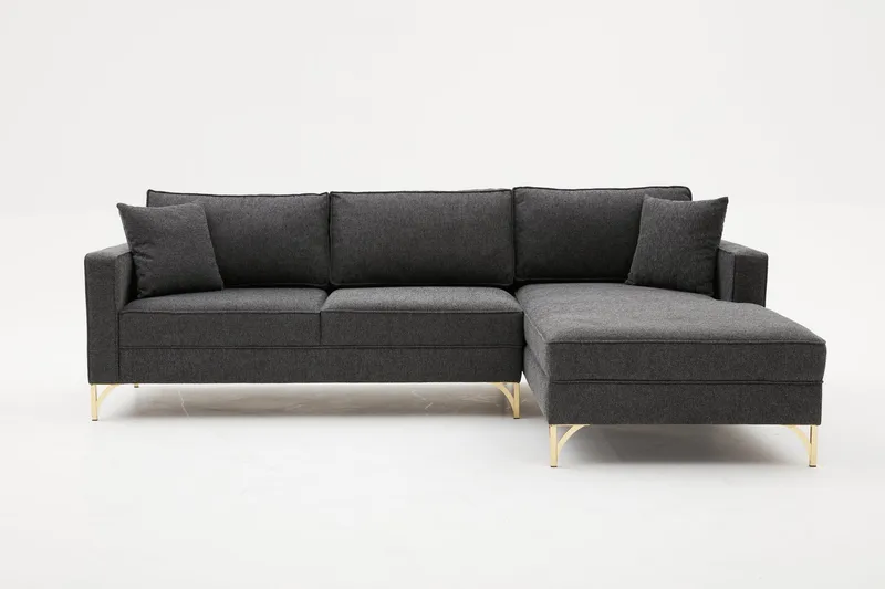 Retzow Soffa m. Divan 4-sits, Antracit