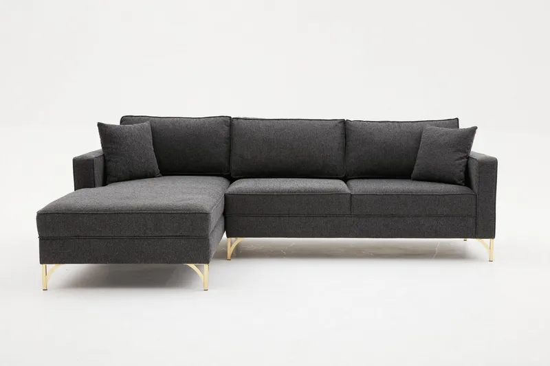Retzow Soffa m. Divan 4-sits, Antracit
