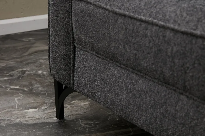 Retzow Soffa m. Divan 4-sits - Antracit - Möbler - Vardagsrum - Soffor - Divansoffa & schäslong