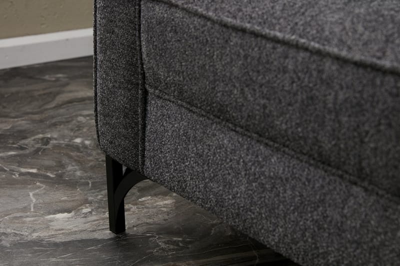 Retzow Soffa m. Divan 4-sits - Antracit - Möbler - Vardagsrum - Soffor - Divansoffa & schäslong