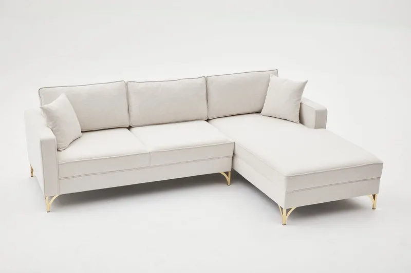 Retzow Soffa m. Divan 4-sits - Beige - Möbler - Vardagsrum - Soffor - Divansoffa & schäslong