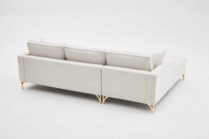 Retzow Soffa m. Divan 4-sits - Beige - Möbler - Vardagsrum - Soffor - Divansoffa & schäslong
