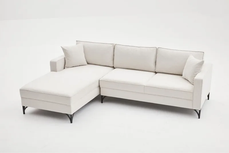 Retzow Soffa m. Divan 4-sits - Beige - Möbler - Vardagsrum - Soffor - Divansoffa & schäslong