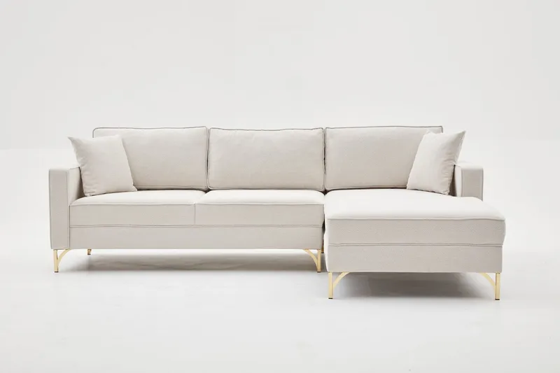 Retzow Soffa m. Divan 4-sits, Beige
