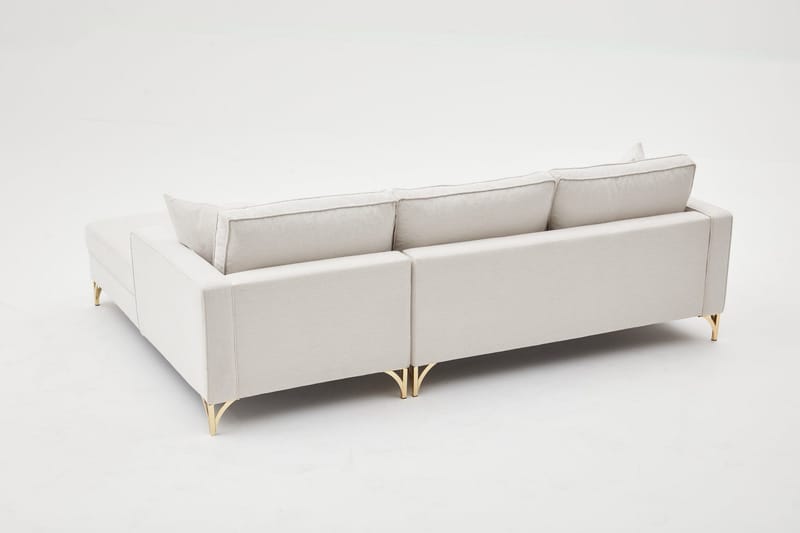 Retzow Soffa m. Divan 4-sits - Beige - Möbler - Vardagsrum - Soffor - Divansoffa & schäslong