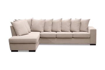 RHAPSODY Divansoffa 4-sits Vänster Kuvertkuddar Beige