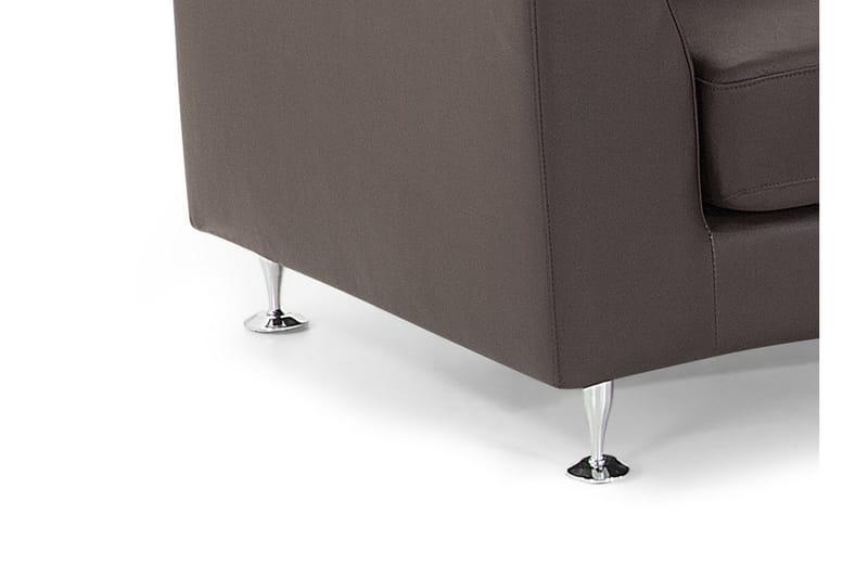 Rotunde Divansoffa 448 cm - Brun - Möbler - Vardagsrum - Soffor - Skinnsoffor