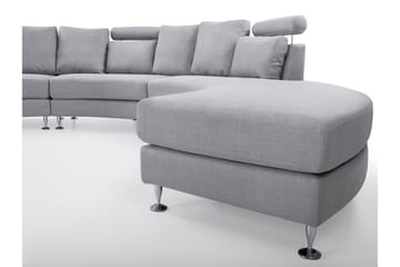 Rotunde Divansoffa 448 cm - Grå - Möbler - Vardagsrum - Soffor