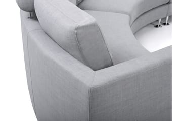 Rotunde Divansoffa 448 cm - Grå - Möbler - Vardagsrum - Soffor
