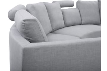 Rotunde Divansoffa 448 cm - Grå - Möbler - Vardagsrum - Soffor