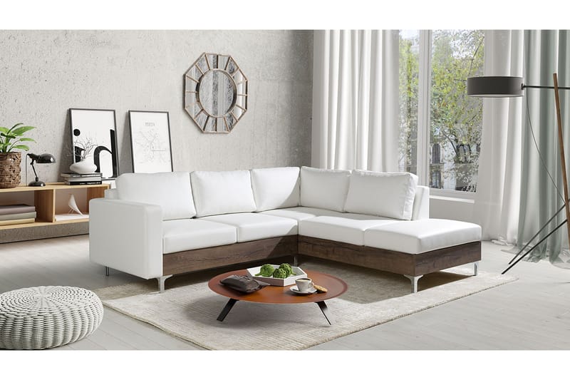 SILCHESTER 8-sits Soffa Höger - Vit - Möbler - Vardagsrum - Soffor - Divansoffa & schäslong