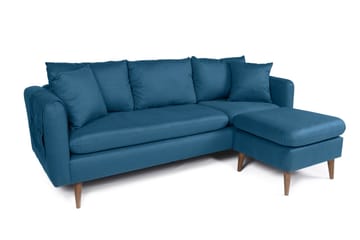 Sofiko Divansoffa Höger - Mörkblå/Natur - Möbler - Vardagsrum - Soffor - Divansoffa & schäslong