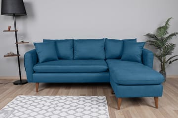 Sofiko Divansoffa Höger - Mörkblå/Natur - Möbler - Vardagsrum - Soffor - Divansoffa & schäslong