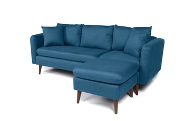 Sofiko Divansoffa Höger - Mörkblå/Natur - Möbler - Vardagsrum - Soffor - Divansoffa & schäslong