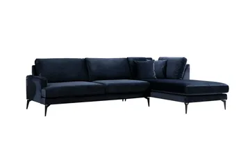 Stacker Hörnsoffa med Divan Höger - Blå - Möbler - Vardagsrum - Soffor - Divansoffa & schäslong