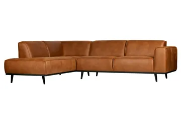 Statement Hörnsoffa - Cognac - Möbler - Vardagsrum - Soffor - Divansoffa & schäslong