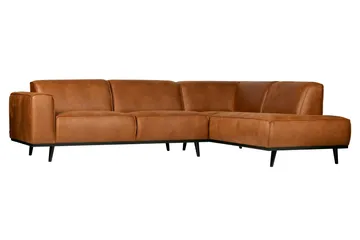 Statement Hörnsoffa - Cognac - Möbler - Vardagsrum - Soffor - Divansoffa & schäslong