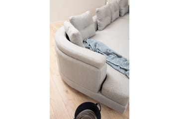 Tekawa Soffa m. Divan 4-sits - Ljusgrå - Möbler - Vardagsrum - Soffor - U-soffor