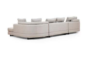 Tekawa Soffa m. Divan 4-sits - Ljusgrå - Möbler - Vardagsrum - Soffor - U-soffor
