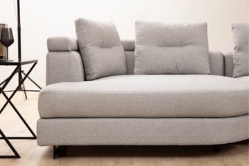 Tekawa Soffa m. Divan 4-sits - Ljusgrå - Möbler - Vardagsrum - Soffor - U-soffor