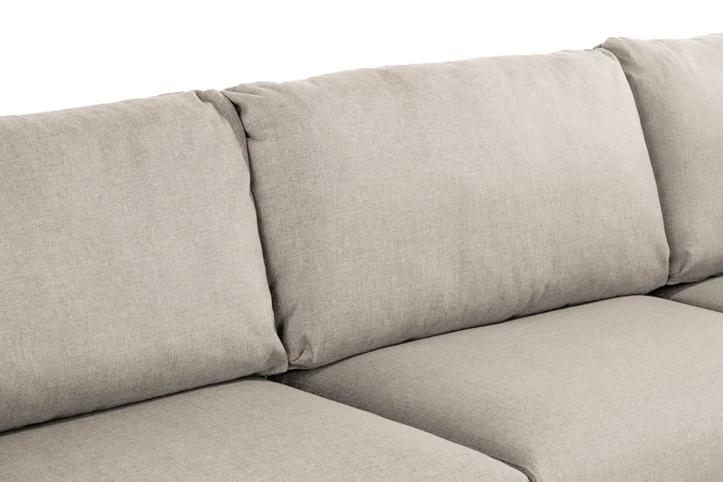 Trend 4-sits Högervänd L-formad Schäslongsoffa i Tyg 280 cm bred - Beige - Möbler - Vardagsrum - Soffor - Divansoffa & schäslong