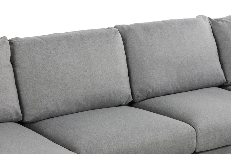Trend 5-sits Vänstervänd U-formad Hörnsoffa med divan i Tyg - Grå - Möbler - Vardagsrum - Soffor - Hörnsoffor