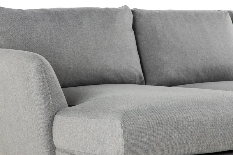 Trend 5-sits Vänstervänd U-formad Hörnsoffa med divan i Tyg - Grå - Möbler - Vardagsrum - Soffor - Hörnsoffor