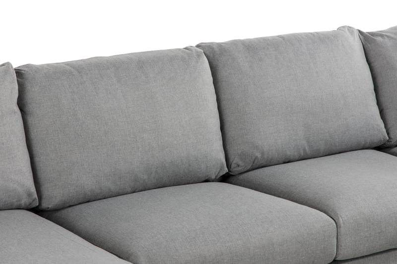 Trend 5-sits Vänstervänd U-formad Hörnsoffa med divan i Tyg - Grå - Möbler - Vardagsrum - Soffor - Divansoffa & schäslong