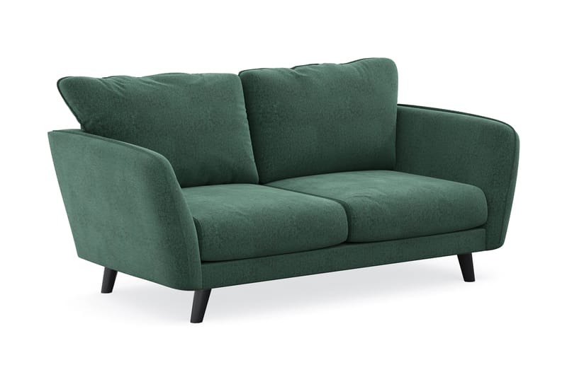 Trend Lyx 2-sits Sammetssoffa - Mörkgrön - Möbler - Vardagsrum - Soffor - 2-sits soffor