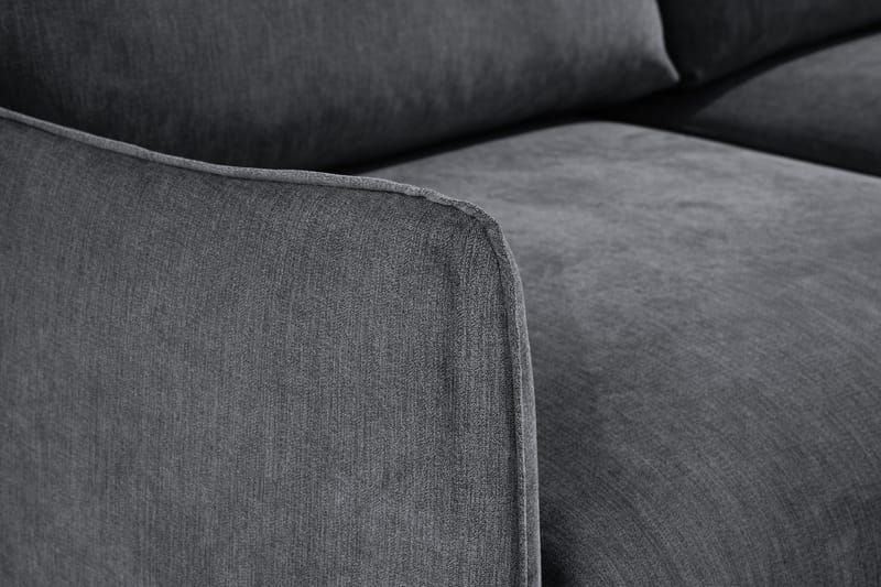 Trend Lyx 3-sits Divansoffa Höger - Mörkgrå/Ek - Möbler - Vardagsrum - Soffor - Divansoffa & schäslong