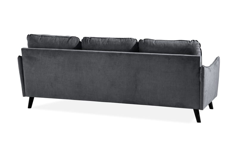 Trend Lyx 3-sits Divansoffa Höger - Mörkgrå/Svart - Möbler - Vardagsrum - Soffor - Divansoffa & schäslong