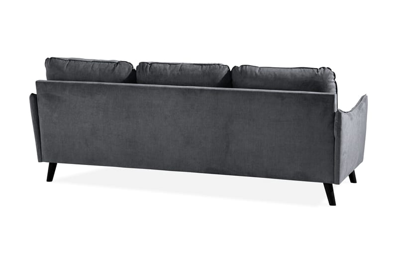 Trend Lyx 3-sits Divansoffa Höger - Mörkgrå/Svart - Möbler - Vardagsrum - Soffor - Divansoffa & schäslong