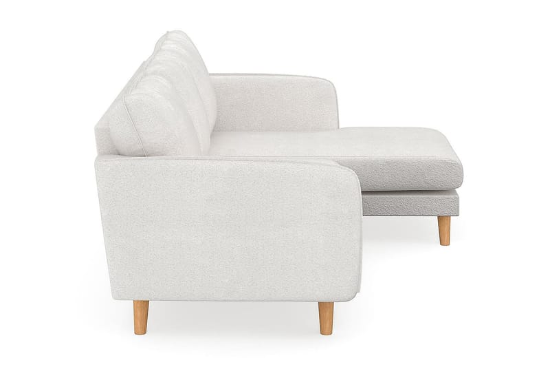 Trend Lyx 3-sits Divansoffa Höger - Vit|Bouclé - Möbler - Vardagsrum - Soffor - Divansoffa & schäslong