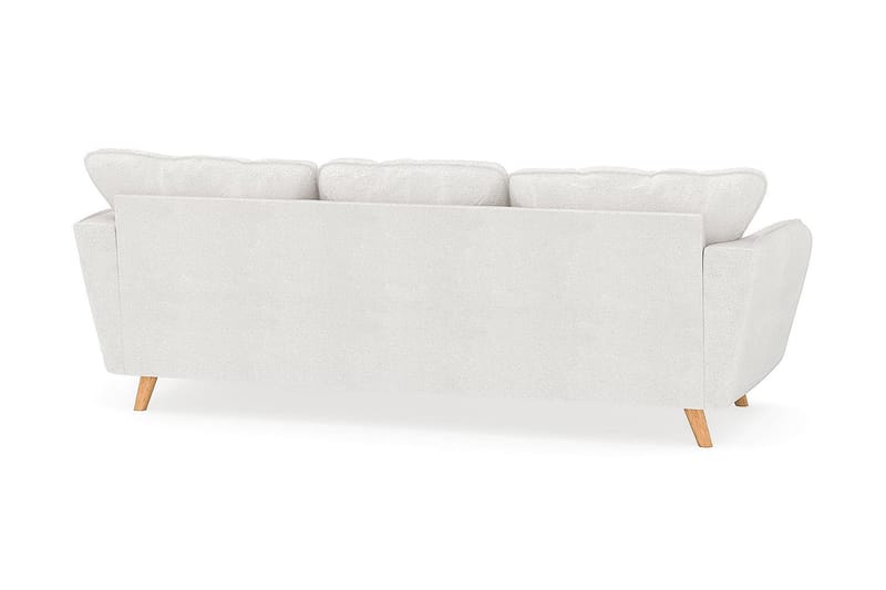 Trend Lyx 3-sits Divansoffa Höger - Vit|Bouclé - Möbler - Vardagsrum - Soffor - Divansoffa & schäslong