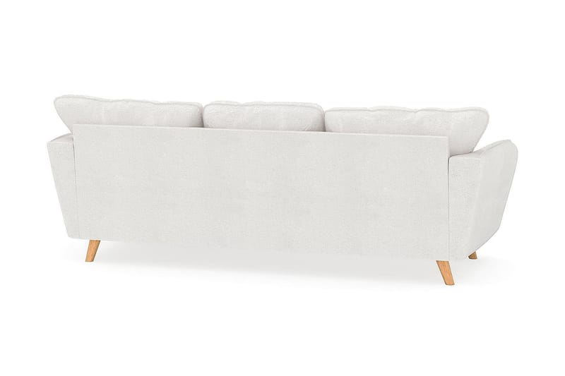 Trend Lyx 3-sits Divansoffa Höger - Vit|Bouclé - Möbler - Vardagsrum - Soffor - Divansoffa & schäslong