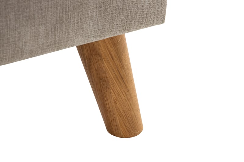 Trend Lyx 3-sits Divansoffa Vänster - Beige/Ek - Möbler - Vardagsrum - Soffor - Divansoffa & schäslong