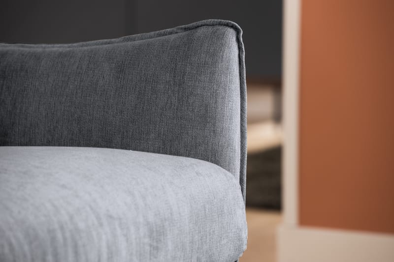 Trend Lyx 3-sits Divansoffa Vänster - Mörkgrå/Svart - Möbler - Vardagsrum - Soffor - Divansoffa & schäslong