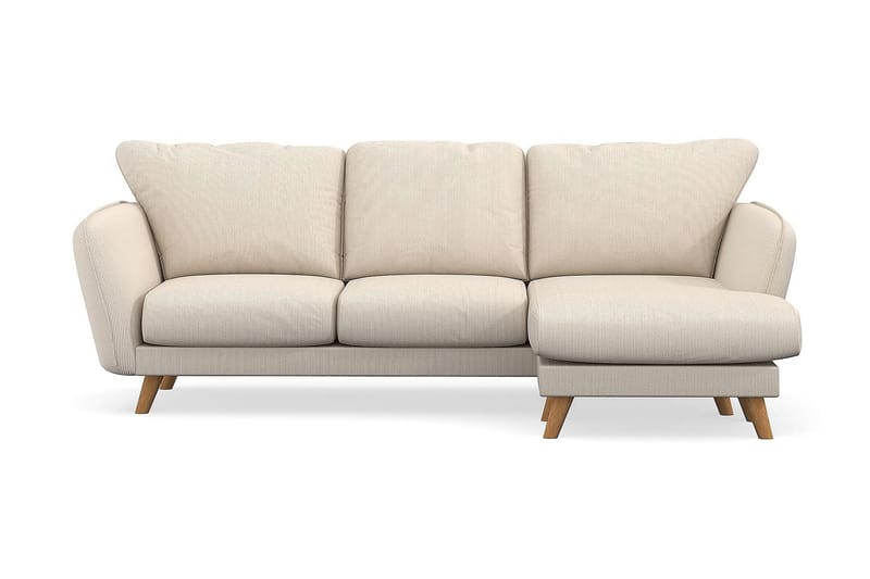 Trend Lyx 3-sits Högervänd L-formad Divansoffa i Manchester - Beige - Möbler - Vardagsrum - Soffor - Divansoffa & schäslong