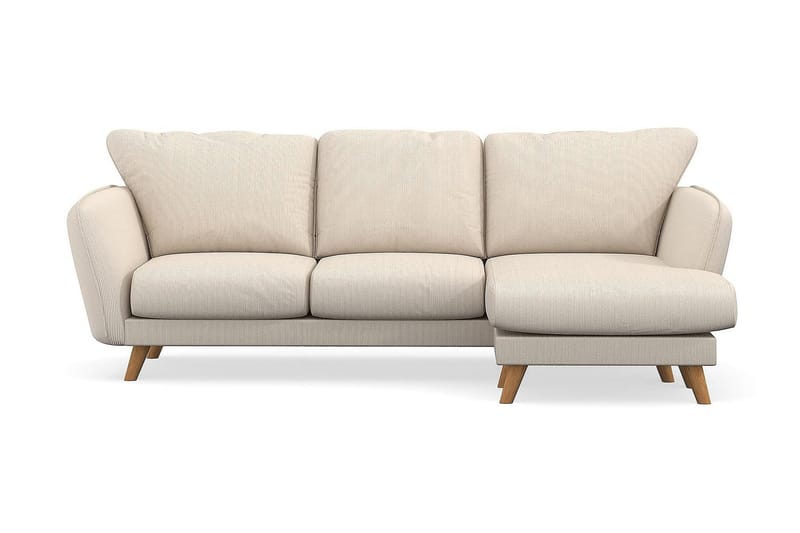Trend Lyx 3-sits Högervänd L-formad Divansoffa i Manchester - Beige - Möbler - Vardagsrum - Soffor - Divansoffa & schäslong