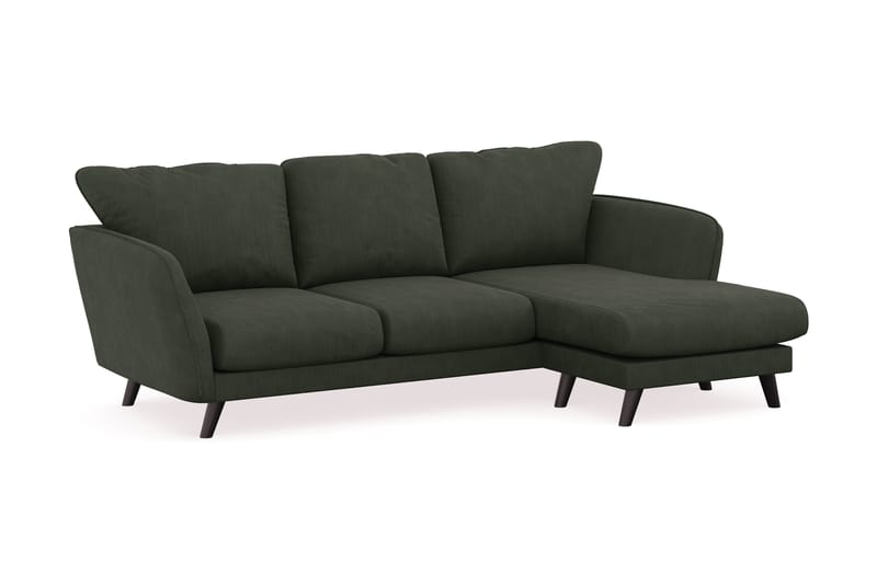 Trend Lyx 3-sits Högervänd L-formad Divansoffa i Manchester - Mörkgrön - Möbler - Vardagsrum - Soffor - Divansoffa & schäslong