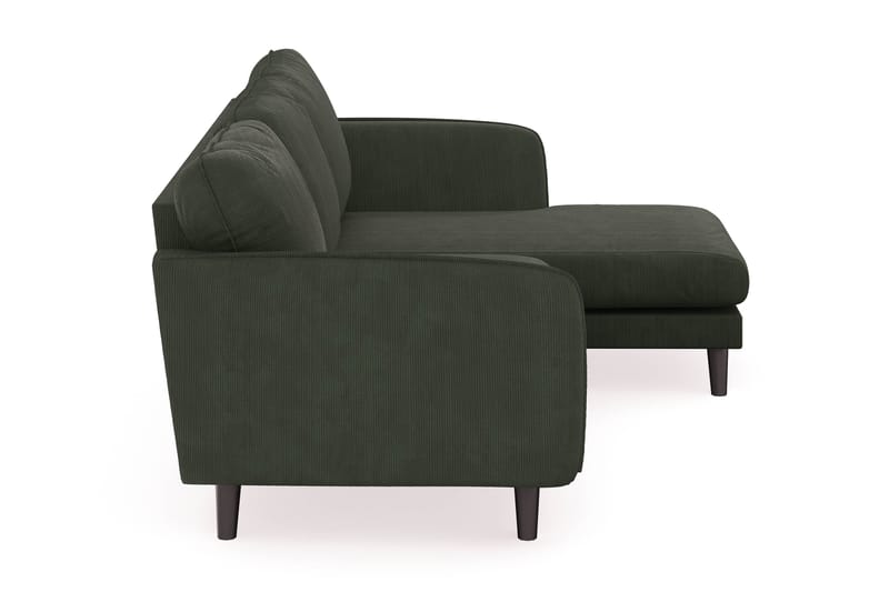 Trend Lyx 3-sits Högervänd L-formad Divansoffa i Manchester - Mörkgrön - Möbler - Vardagsrum - Soffor - Divansoffa & schäslong