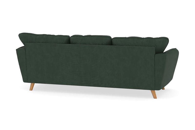 Trend Lyx 3-sits Högervänd L-formad Divansoffa i Manchester - Mörkgrön - Möbler - Vardagsrum - Soffor - Divansoffa & schäslong
