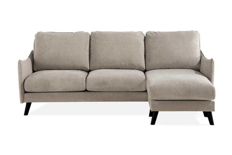 Trend Lyx 3-sits Högervänd L-formad Divansoffa i Tyg - Beige - Möbler - Vardagsrum - Soffor - Divansoffa & schäslong