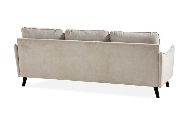 Trend Lyx 3-sits Högervänd L-formad Divansoffa i Tyg - Beige - Möbler - Vardagsrum - Soffor - Divansoffa & schäslong