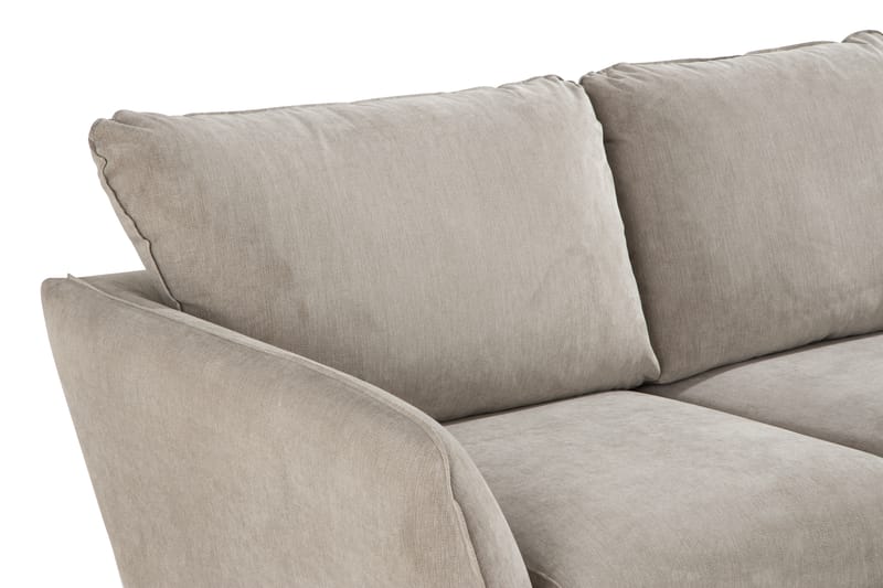 Trend Lyx 3-sits Högervänd L-formad Divansoffa i Tyg - Beige - Möbler - Vardagsrum - Soffor - Divansoffa & schäslong