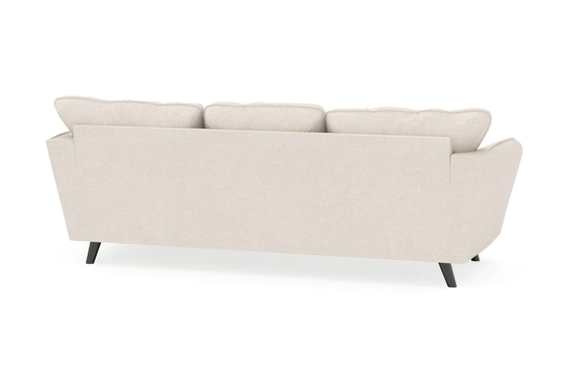 Trend Lyx 3-sits Högervänd L-formad Divansoffa i Tyg - Beige - Möbler - Vardagsrum - Soffor - Divansoffa & schäslong