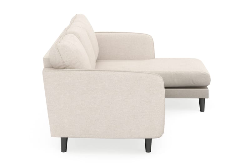 Trend Lyx 3-sits Högervänd L-formad Divansoffa i Tyg - Beige - Möbler - Vardagsrum - Soffor - Divansoffa & schäslong