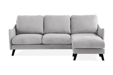 Trend Lyx 3-sits Högervänd L-formad Divansoffa i Tyg