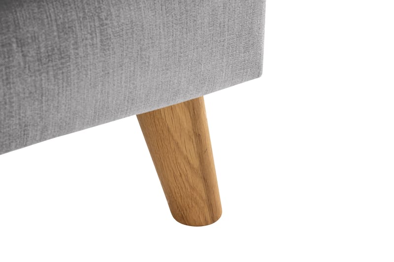 Trend Lyx 3-sits Högervänd L-formad Divansoffa i Tyg - Ljusgrå - Möbler - Vardagsrum - Soffor - Divansoffa & schäslong